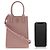 Burberry Borsa Micro Francis Phone Tote in pelle martellata Rosso - vista 6