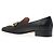 Gucci Mocassini in pelle con morsetto da donna Nero - vista 3