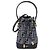 Fendi Borsa a Tracolla Montrezzo Denim Blu - vista 3