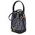 Fendi Borsa a Tracolla Montrezzo Denim Blu - vista 4