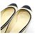 Chanel Scarpe basse da donna bicolore giallo e nero con perle - vista 8