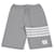 Thom Browne Pantaloncini in jersey loopback a righe Marrone