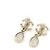 Chanel Orecchini Season CC Logo a goccia in cristallo placcati oro Multicolore