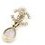 Chanel Orecchini Season CC Logo a goccia in cristallo placcati oro Multicolore - vista 2