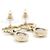 Chanel Orecchini Season CC Logo a goccia in cristallo placcati oro Multicolore - vista 4