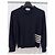 Thom Browne Diagonaler Wollkragen Navy Silber - Ansicht 4