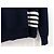 Thom Browne Diagonaler Wollkragen Navy Silber - Ansicht 5