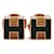 Hermès Orecchini Cube Black Gold Nero  - vista 1