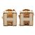 Hermès Orecchini a cubo placcati in oro Bianco