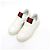 Gucci Sneakers Re-Web in pelle bianca da donna - vista 3
