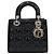 Dior Small Lady Bag Black Patent Nero