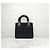 Dior Small Lady Bag Black Patent Nero - vista 3