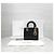 Dior Small Lady Bag Black Patent Nero - vista 8