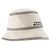 Isabel Marant HALENA Bucket Hat mit besticktem Logo Ecru Weiß