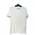 Off White Herren kurzärmelig bestickt weiß Silber