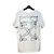 Off White Herren kurzärmelig bestickt weiß Silber - Ansicht 2