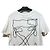 Off White Herren kurzärmelig bestickt weiß Silber - Ansicht 4