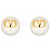 Valentino Orecchini Garavani Vlogo Pearl Multicolore