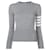 Thom Browne Knit Stripe Cashmere Grey Braun  - Ansicht 1