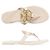 Tory Burch Pantofole morbide da donna Metallic Miller Bianco