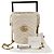 Gucci Mini Borsa a Secchiello GG Marmont a tracolla Bianco