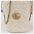 Gucci Mini Borsa a Secchiello GG Marmont a tracolla Bianco - vista 2