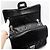 Chanel Große Vintage-Schultertasche in Schwarz mit silberner Kette - Ansicht 7