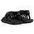 Prada Sandali in pelle spazzolata Nero - vista 4