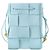 Bottega Veneta Borsa Bucket Cassette Perle Dorate Blu Pallido
