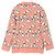 Céline Artist Jacquard gebürsteter Baumwoll-Wollcardigan Rosa Rot - Ansicht 2