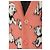 Céline Artist Jacquard gebürsteter Baumwoll-Wollcardigan Rosa Rot - Ansicht 3
