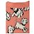 Céline Artist Jacquard gebürsteter Baumwoll-Wollcardigan Rosa Rot - Ansicht 7