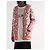 Céline Artist Jacquard gebürsteter Baumwoll-Wollcardigan Rosa Rot - Ansicht 8