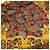 Dior Foulard quadrato in lana e seta con motivo floreale nero e giallo - vista 3