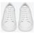 Saint Laurent Off White Leather Signature Coat Classic Silber - Ansicht 4