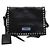 Prada Borsa a spalla e crossbody borchiata in pelle nera Nero