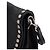 Prada Borsa a spalla e crossbody borchiata in pelle nera Nero - vista 12