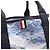 Thom Browne Blue Nautical Print Canvas Leather Medium Tool Tote Bag - view 9
