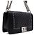 Chanel Borsa a spalla e crossbody Boy Medium in vitello nero con catena argento - vista 4