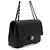 Chanel Bolso de hombro con cadena plateada Negro - vista 4