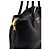 Prada Borsa Tote e Borsa a Tracolla Vitello Daino Gold Logo Nero - vista 8