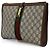 Gucci Borsa Clutch Supreme GG Web Jackie Marrone - vista 3