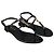 Saint Laurent Sandali bassi Cassandra in vernice Nero