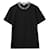 Moncler Baumwoll-T-Shirt mit Logo Schwarz