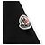 Moncler Baumwoll-T-Shirt mit Logo Schwarz - Ansicht 7