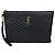 Saint Laurent Clutch con tracolla in pelle trapuntata