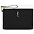 Saint Laurent Clutch con tracolla in pelle trapuntata - vista 9
