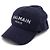 Balmain Unisex-Baseball-Kappe aus Baumwolle in Navy mit Logo