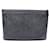 Chanel Clutch Caviar Boy Chevron Large Blu  - vista 4