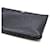 Chanel Clutch Caviar Boy Chevron Large Blu  - vista 5